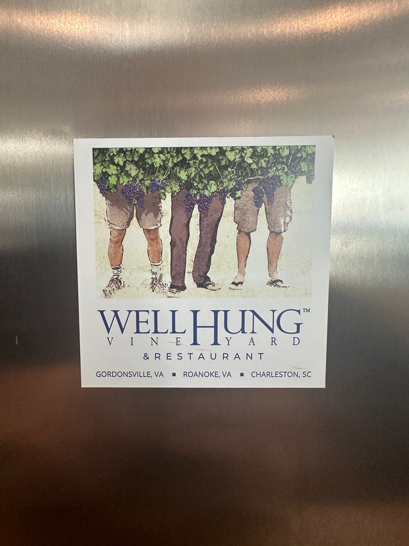 Well Hung Vineyard Magnet